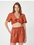 Şahika Ercümen XKoton - Pencere Detaylı Modal Crop Bluz 3
