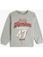 Sweatshirt Bisiklet Yaka Uzun Kollu Baskılı Şardonlu 1