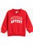 Baskılı Sweatshirt Uzun Kollu Bisiklet Yaka 1