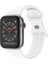 Apple Watch 1, 2, 3, 4, 5, 6, 7, Se Silikon Kordon Kayış - S-M Beden 42/44/45MM - Beyaz 1