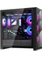 Air 4x ARGB USB 3.0 + Type C PSU Yok ATX Mid Tower Gaming Bilgisayar Kasası Siyah 3
