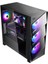 Air 4x ARGB USB 3.0 + Type C PSU Yok ATX Mid Tower Gaming Bilgisayar Kasası Siyah 4
