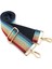 Geniş Omuz Askısı Ayarlanabilir Yedek Kemer Crossbody Kanvas Çanta (Renkli Gökkuşağı Altın Toka) (Yurt Dışından) 1