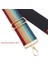 Geniş Omuz Askısı Ayarlanabilir Yedek Kemer Crossbody Kanvas Çanta (Renkli Gökkuşağı Altın Toka) (Yurt Dışından) 4