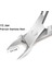Profesyonel Paslanmaz Çelik Kütikül Kesici Makas Dayanıklı Pedikür Manikür Aletleri, Gümüş (Yurt Dışından) 2
