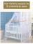 Polyester Beşik Gölgelik Cibinlik Çok Fonksiyonlu Kaldırma Braketi Cibinlik Rahat Nefes Alabilir Dayanıklı (420CM) (Yurt Dışından) 4
