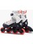 OXELO Çocuk Fitness Pateni - Gri / Kırmızı - FIT3 6