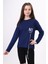 Toontoy Kız Çocuk Cep Üstü Baskılı Sweatshirt 1