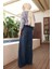 1162-DENIM Pantolon Etek Koyu Mavi 2