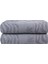 Zebra Desenli 2'li Havlu Seti 70 x 140 cm Gri 1