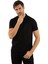 Regular Fit Polo Yaka %100 Pamuk Kısa Kollu Basic Penye T-Shirt-PE3603TY22 4