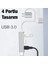 Ally A-806 4in1 Type-C + USB Girişli USB 3.0 Çoğaltıcı Hub Adaptör Çevirici 2