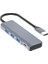 Ally ADS-309C 4in1 Type-C To USB + Type-C Hub Adaptör Çevirici Dönüştürücü Çoğaltıcı 1