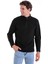 Siyah Regular Fit Yarım Balıkçı Yaka Fermuarlı Polar Sweatshirt 3