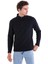 Lacivert Regular Fit Yarım Balıkçı Yaka Fermuarlı Polar Sweatshirt 1