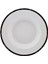 Damalı Çizgi Porselen Çukur Tabak 22 cm 2