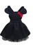 Kız Çocuk Elbise Siyah Sevimli Mini 5-10 Yaş 1