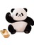 30CM Sevimli Panda Peluş Oyuncak - Siyah / Beyaz (Yurt Dışından) 1