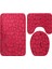 3 Tane Banyo Bath Mat Seti Yumuşak Slipsiz 3pc. Banyo Halısı Emici Duş Carpets (Yurt Dışından) 1