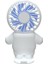 Taşınabilir El Fanı Karikatür Şarj Modeli Büyük Rüzgar Sevimli USB Mini Fan Masa Yurt Öğrenci Ofis Çalışanı Açık (Yurt Dışından) 1
