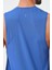 P-002999-ERKEK Askılı Bisiklet Yaka Sıfır Kol Casual Fitness Tişört Kolsuz Spor Atleti-Mavi 5