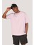 P-005654-ERKEK 100% Pamuklu Oversize Kısa Kol T-Shirt-Lila 2