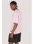 P-005654-ERKEK 100% Pamuklu Oversize Kısa Kol T-Shirt-Lila 5