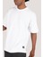 P-005654-ERKEK 100% Pamuklu Oversize Kısa Kol T-Shirt-Beyaz 3