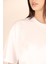 P-005478-KADIN 100% Pamuklu Oversize Kısa Kol T-Shirt-Beyaz 4