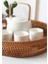 1 Adet Yuvarlak Rattan Depolama Tepsisi Handwoven Hasır Sepet Ekmek Snack Gıda Plakası Meyve Kek Tabağı Saplı Yemeği Servis Tepsisi | Depolama Tepsileri (Ler) (Yurt Dışından) 4