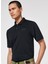 Siyah Erkek Polo Yaka Baskılı Polo T-Shirt Oakley Oakley Icon Tn Protect Rc 3