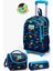 Kids Lacivert Mavi Dinozor Desenli Çekçekli 3'lü Çanta Seti SET0123135 1