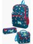 Kids Civit Kırmızı Uzay Desenli 3’lü Okul Çanta Seti SET0123116 1