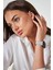 Watch 38MM 40MM 41MM 3 4 5 6 7 Se 8 Uyumlu Kadın Deri Kordon Saat Kayışı Bej 4
