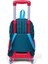 Kids Çivit Kırmızı Uzay Desenli Çekçekli 3'lü Çanta Seti SET0123136 5