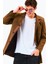 PLT8327 Dewberry Erkek Palto-Koyu Camel 1