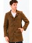 PLT8327 Dewberry Erkek Palto-Koyu Camel 5
