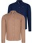 Ikili Set G674 Dewberry Erkek Gömlek Lacivert Camel 1