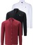 Üçlü Set G674 Dewberry Erkek Gömlek-Siyah-Beyaz-Bordo 1