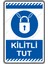 Kilitli Tut/25x35cm/Etiket 1
