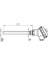 Kafalı Tip J (Fe-Const) Termokupl 6X900 mm 2