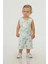 Erkek Çocuk Sevimli Desen Kolsuz Atlet Basic Şortlu Alt Üst Takım 3