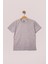 Siyah-Beyaz-Gri Erkek Çocuk Basic 3'lü Kısa Kollu T-Shirt 2