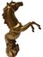 Şahlanmış At Biblo Altın 30 cm 2