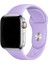 Classic Apple Watch Silikon Kordon 42-44-45-49 mm Eflatun 1