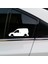 Basık Ford Connect Sticker Beyaz 16X5 cm 2