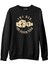 Two Man One Team Siyah Erkek Kalın Sweatshirt 1