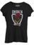 Chicken Gang Siyah Kadın Tshirt 1