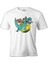 Okula Dönüş - Dinazor Beyaz Erkek Tshirt 1