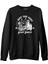 Viking Warrior Axe And Helmet Siyah Erkek Kalın Sweatshirt 1